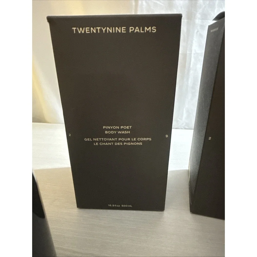 Twenty Nine Palms Body Wash Hand Wash‎ Set 16.9oz Spa Bottles New
